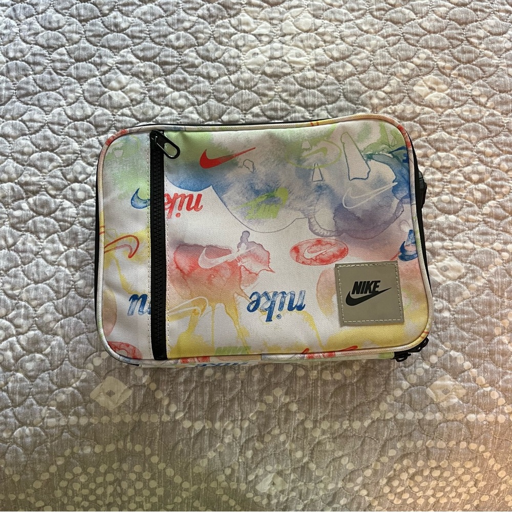 Nike Colorful Graphic Lunchbox. Size 10x8.